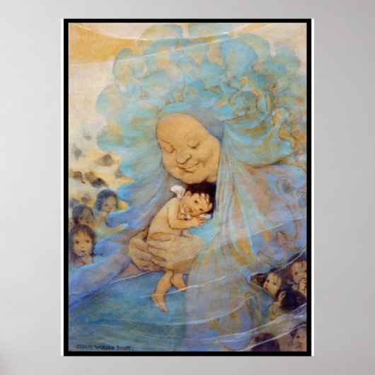 ヴィンテージのジェシー・ウィルコックス・スミス 「汝の身の如く他人にせよ」 ポスター (正面)