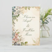 ヴィンテージのジャスミンの花の母の日 シーズンカード (スタンド正面)