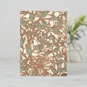 ヴィンテージのジャスミン 箔招待状 (立ち正面)