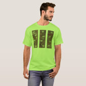ヴィンテージのジャズ音楽のトリオ- Tシャツ (正面フル)