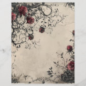 ヴィンテージのジャンクジャーナルページ (裏面)