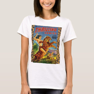 ヴィンテージのジャングルの喜劇的なカバー Tシャツ