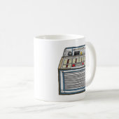 ヴィンテージのジュークボックス コーヒーマグカップ (正面右)