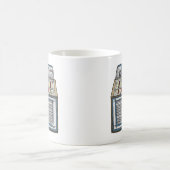 ヴィンテージのジュークボックス コーヒーマグカップ (中央)