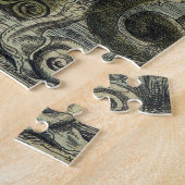 ヴィンテージのジュール・ヴェルヌの定期刊行カバー ジグソーパズル (側面)