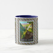 ヴィンテージのスイス人のデザイン、Dalatのラック式鉄道 マグカップ (中央)