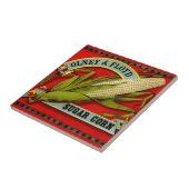 ヴィンテージのスイートコーンOlney及びフォードの農産物のラベル タイル (側面)