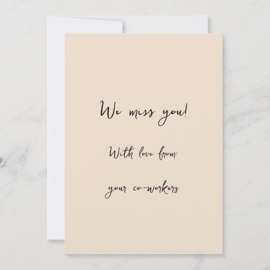 ヴィンテージのスイートピーの花は元気 カード (裏面)