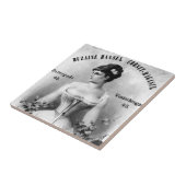 ヴィンテージのスウェーデンのコルセット広告 タイル (側面)