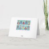 ヴィンテージのスウェーデンの地方コスチューム カード (裏面)