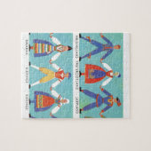 ヴィンテージのスウェーデンの地方コスチューム ジグソーパズル (横)