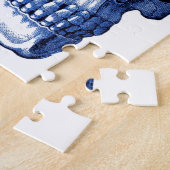 ヴィンテージのスカルの解剖学 ジグソーパズル (側面)