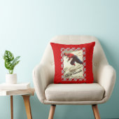 ヴィンテージのスキーポスター、カナダのスキー クッション (椅子)