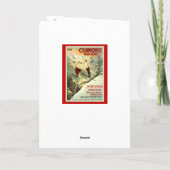 ヴィンテージのスキーポスター、シャモニー、モンブラン シーズンカード (裏面)