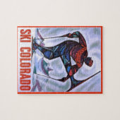 ヴィンテージのスキーポスター、スキーコロラド州 ジグソーパズル (横)