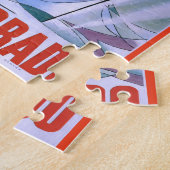 ヴィンテージのスキーポスター、スキーコロラド州 ジグソーパズル (側面)