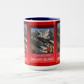 ヴィンテージのスキーポスター、フランス、シャモニー、Mt Blanc マグカップ (中央)