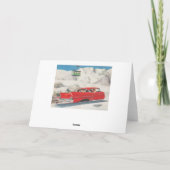 ヴィンテージのスキーポスター、   雪の時間 シーズンカード (裏面)