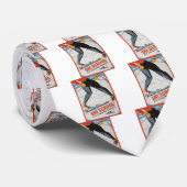 ヴィンテージのスキーポスター、Hannesシュナイダーのスキー学校 ネクタイ (ロール)