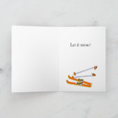 ヴィンテージのスキーポスター、Northlandのスキー シーズンカード (内部)