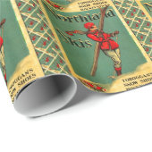 ヴィンテージのスキーポスター、Northlandのスキー ラッピングペーパー (ロールコーナー)