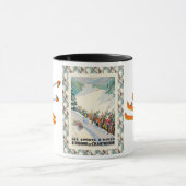 ヴィンテージのスキーポスター、St Pierre de Chartreuse、 マグカップ (中央)