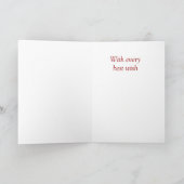 ヴィンテージのスキーポスターZermat カード (内部)