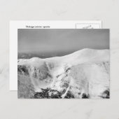 ヴィンテージのスキー画像,コースの特定 ポストカード (正面/裏面)