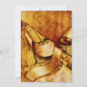 ヴィンテージのスクロールパーチメントの誕生日の個人用設定 招待状 (裏面)