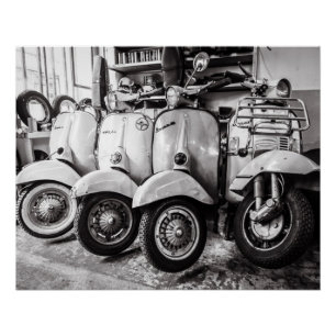 ヴィンテージのスクーター の完全なポスター ニューヨーク米国 ポスター