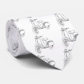 ヴィンテージのスクーター ネクタイ (ロール)