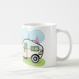 ヴィンテージのスタイルのキャンピングカーのマグ コーヒーマグカップ