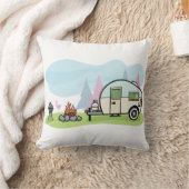 ヴィンテージのスタイルのキャンピングカーの枕 クッション (ブランケット)