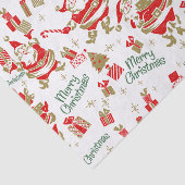 ヴィンテージのスタイルのクリスマスのティッシュの包装紙 薄葉紙 (詳細)