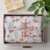 ヴィンテージのスタイルのクリスマスのティッシュの包装紙 薄葉紙 (ギフト)