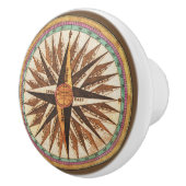 ヴィンテージのスタイルのコンパスの食器棚の引出しのノブ セラミックノブ (右)