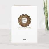 ヴィンテージのスタイルのデボンのレックス猫の写真 カード (裏面)