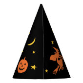 ヴィンテージのスタイルのハローウィンパーティの帽子 パーティーハット (裏面)