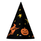 ヴィンテージのスタイルのハローウィンパーティの帽子 パーティーハット (左)