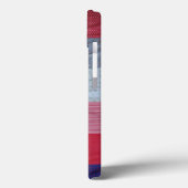 ヴィンテージのスタイルのパッチワークの生地のデザインのカラフル Case-Mate iPhoneケース (裏面 / 左)