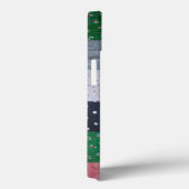 ヴィンテージのスタイルのパッチワークの生地のデザインのカラフル Case-Mate iPhoneケース (裏面 / 右)