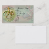 ヴィンテージのスタイルのファッションのイラストレーションの名刺 名刺 (正面/裏面)