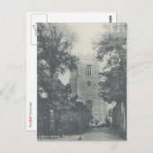 ヴィンテージのスタイルの伯爵のColne教会郵便はがき ポストカード (正面/裏面)