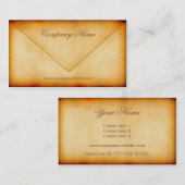 ヴィンテージのスタイルの名刺 名刺 (正面/裏面)