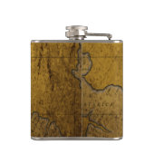 ヴィンテージのスタイルは船を直面された、おもしろいな得よう フラスク (裏面)