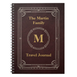 ヴィンテージのスタイル旅行ジャーナル ノートブック