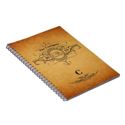 ヴィンテージのスタイルRV Motorhome旅行ジャーナル ノートブック (右側)