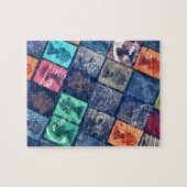 ヴィンテージのスタンプ ジグソーパズル (横)