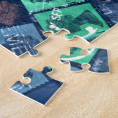 ヴィンテージのスタンプ ジグソーパズル (側面)