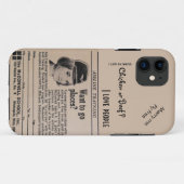 ヴィンテージのスチュワーデス航空会社の搭乗員 Case-Mate iPhoneケース (裏面(横))